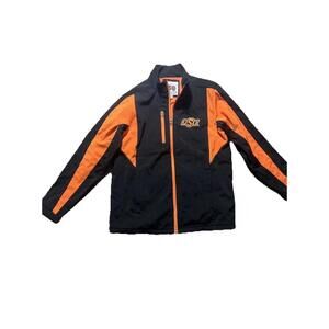 Oklahoma State Cowboys 58 Sport Men’s Small Full Zip Jacket Mock Neck